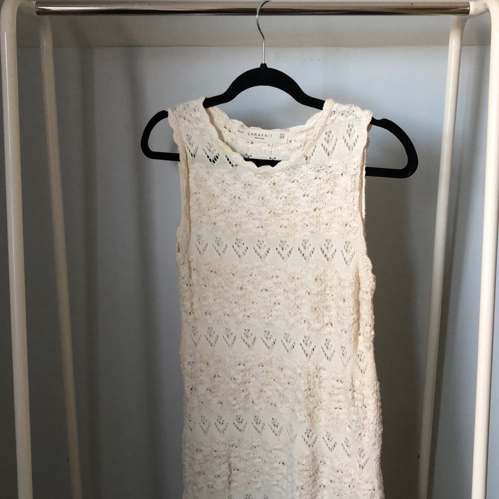 Zara Knit Boho Crochet Dress
